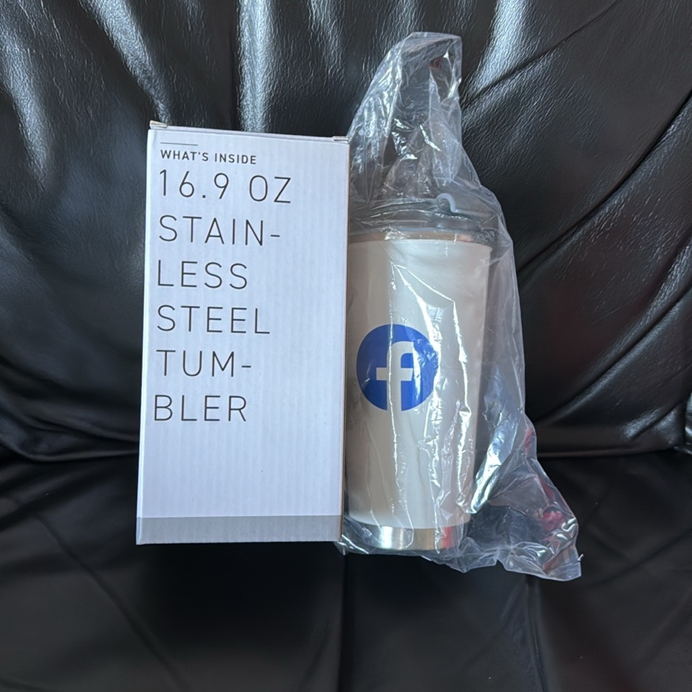 Facebook stainless steel thermal tumbler